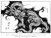 FIG. 7.A MEDIÆVAL PICTURE OF A CHINESE DRAGON UPON ITS CLOUD (After the late Professor W. Anderson)