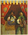 Marian allowed her eyes to rest fully on young Fitzooth's ardent glance for the briefest moment. But Robin, venturing all, drew nigh