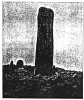 FIG. 27.—Menhir (A) on Melon Island.