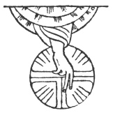 FIG. 10. THE HAND OF GOD. (DIDRON. Histoire de Dieu, p. 32.)
