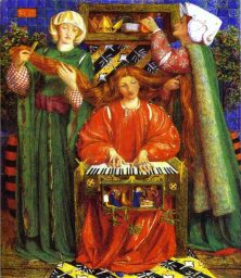 A Christmas Carol, by Gabriel Rossetti [1857] (Public Domain Image)