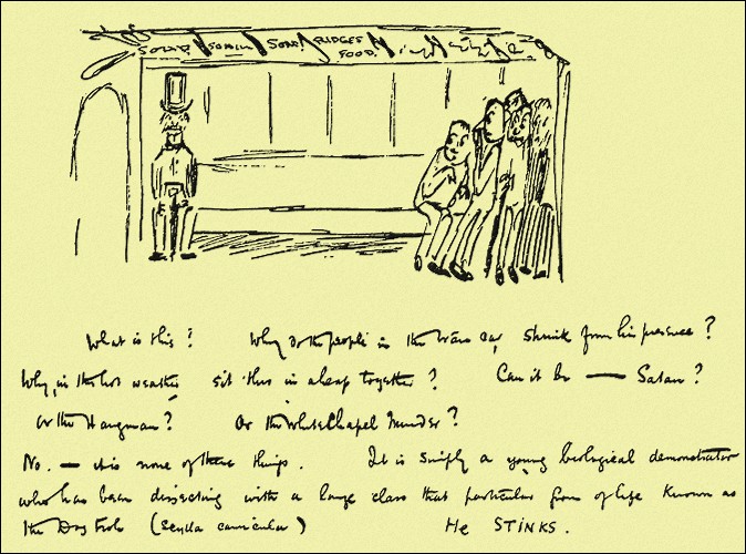 Drawing Illustrating Letter: July 5, 1890.