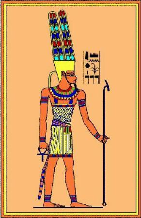 Amen-Ra, from Budge, "Gods of the Egyptians"