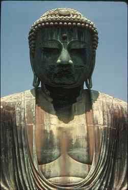 the Daibutsu at Kamakura, Japan