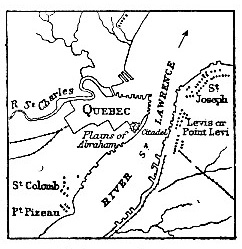 Quebec Environs map