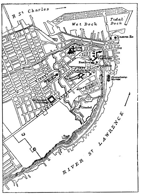 Quebec City map