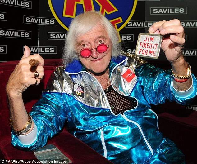 A reputation in tatters: Sir Jimmy Savile was widely lauded for his charity work, as well as being a TV favourite for over four decades with shows such as Jim'll Fix It