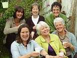 Precious: Barney Bardesley (wearing green at back) and her friends from a local singing group