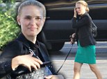 Blonde ambition: Natalie Portman dyed her naturally brown locks blonde for role in Terence Malick's new film 