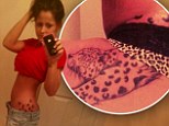 Jenelle Evans shows off her new leopard tattoo