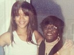 Feeling sentimental: Rihanna returned to her Grandmother's apartment where she found old photos and began tweeting them