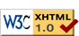 Valid XHTML 1.0 Transitional