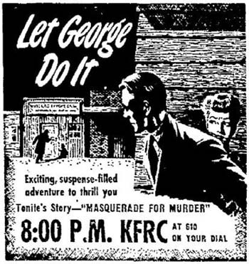 Let George Do It newspaper advertisement