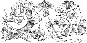 Bacchante and Faun.                  Faun and Bacchus.