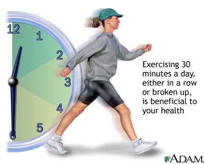 Exercise 60 minutes a day